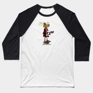 Wicked Decent Bruce the Moose Baseball T-Shirt